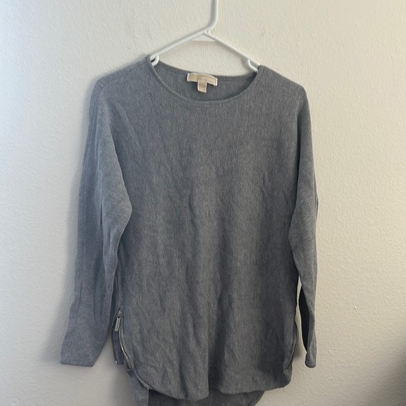 Gray Michael kors Sweater with Side Zipper - Picture 1 of 5